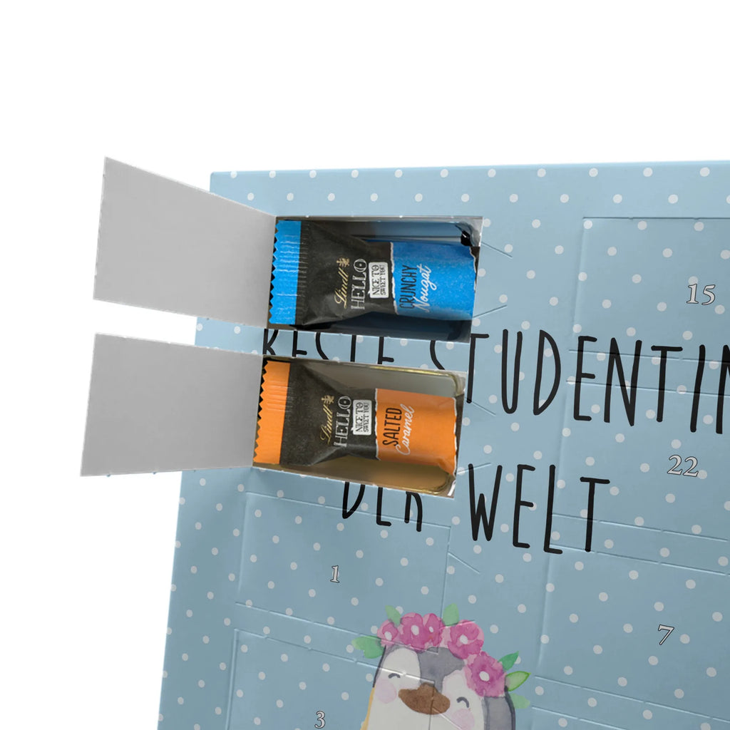 Personalisierter Schoko Foto Adventskalender Pinguin Beste Studentin der Welt Personalisierter Schoko Foto Adventskalender, Geschenkidee, Geschenk, Schenken, Mitbringsel, Geburtstag, Geburtstagsgeschenk, für, Danke, Dankeschön, Bedanken, Freude machen, Geschenktipp, Studienabschluss, Uni, Studium, Tochter, Lustig, Hochschule, Abschluss, Musterschülerin, Spaß, Alumni, Studenten, Universität, Witzig, Studentin