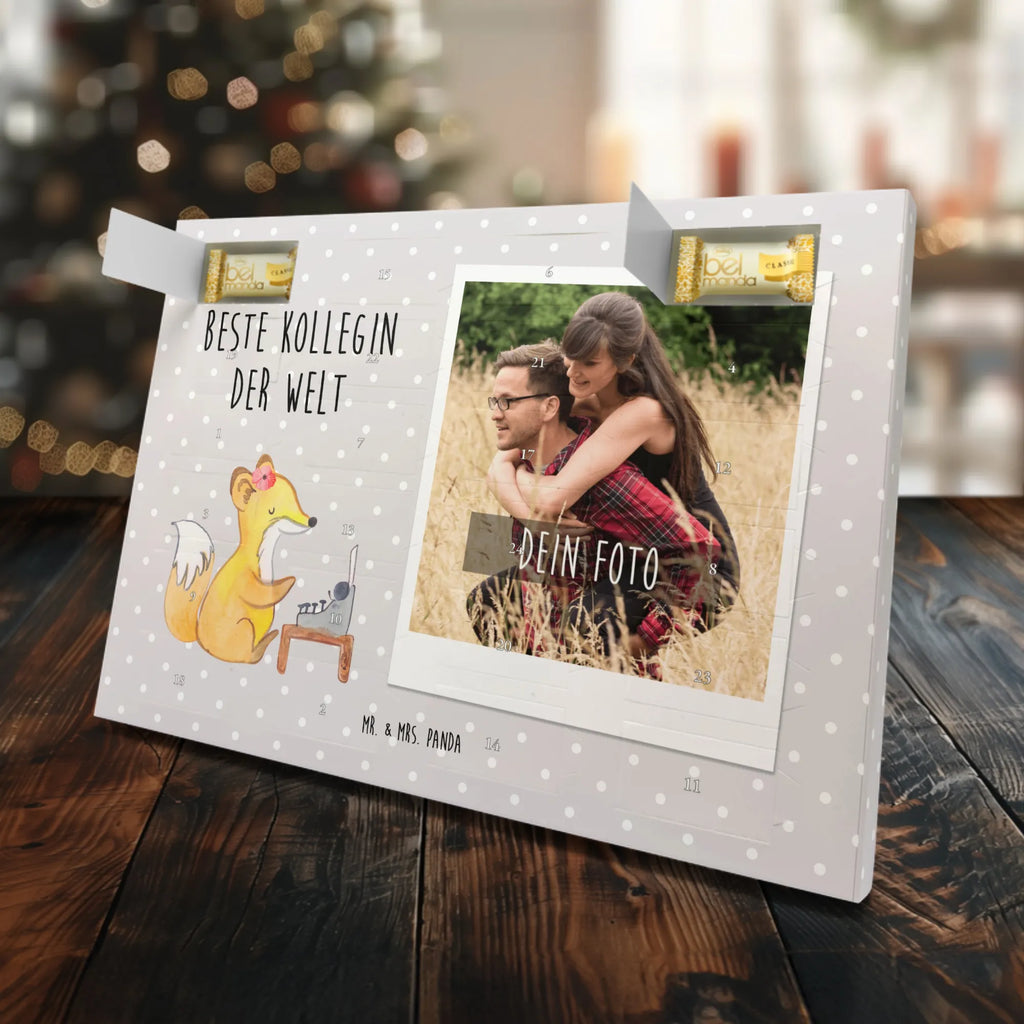 Personalisierter Marzipan Foto Adventskalender Fuchs Beste Kollegin der Welt Personalisierter Marzipan Foto Adventskalender, für, Dankeschön, Geschenk, Schenken, Geburtstag, Geburtstagsgeschenk, Geschenkidee, Danke, Bedanken, Mitbringsel, Freude machen, Geschenktipp, Arbeitskollegin, Mitarbeiterin, Arbeit, Büro, Beruf, Kollegin, Abschiedsgeschenk, Freundin, Ruhestand, Berufsgenossin