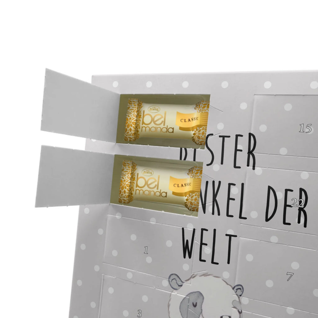 Personalisierter Marzipan Foto Adventskalender Panda Bester Halbonkel der Welt Personalisierter Marzipan Foto Adventskalender, für, Dankeschön, Geschenk, Schenken, Geburtstag, Geburtstagsgeschenk, Geschenkidee, Danke, Bedanken, Mitbringsel, Freude machen, Geschenktipp, Kleinigkeit, Stief, Familie, Halbonkel, Onkel, bester Onkel, Stiefgeschwister, Stiefonkel