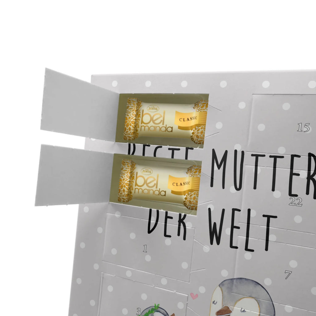 Personalisierter Marzipan Foto Adventskalender Pinguin Beste Mutter der Welt Personalisierter Marzipan Foto Adventskalender, für, Dankeschön, Geschenk, Schenken, Geburtstag, Geburtstagsgeschenk, Geschenkidee, Danke, Bedanken, Mitbringsel, Freude machen, Geschenktipp, Beste Mama, Mutti, Ma, Mutter, Beste, Muttertag, Tochter, Supermama, Sohn, Mami, Mama