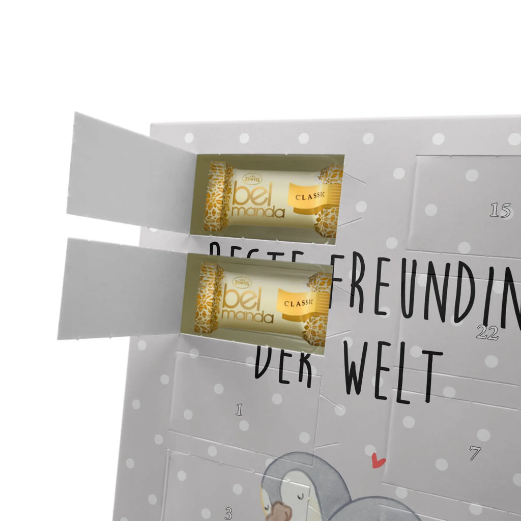 Personalisierter Marzipan Foto Adventskalender Pinguin Beste Freundin der Welt Personalisierter Marzipan Foto Adventskalender, für, Dankeschön, Geschenk, Schenken, Geburtstag, Geburtstagsgeschenk, Geschenkidee, Danke, Bedanken, Mitbringsel, Freude machen, Geschenktipp, Freundin, Frau, Freundinnen, Spruch, bff, bae, beste, Ehefrau, Jahrestag, Freundschaft. Liebste, beste Freundin