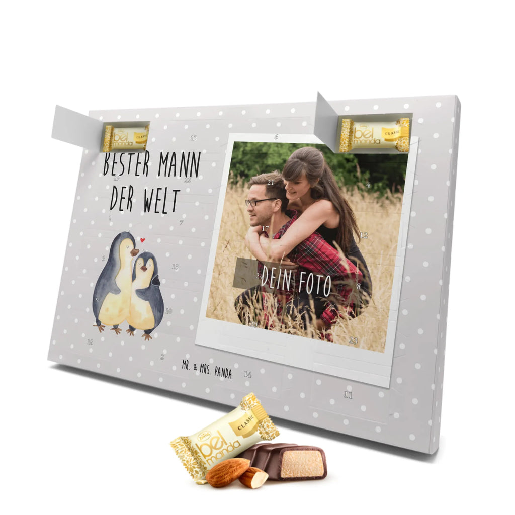 Personalisierter Marzipan Foto Adventskalender Pinguin Bester Mann der Welt Personalisierter Marzipan Foto Adventskalender, für, Dankeschön, Geschenk, Schenken, Geburtstag, Geburtstagsgeschenk, Geschenkidee, Danke, Bedanken, Mitbringsel, Freude machen, Geschenktipp, Bräutigam, Freund, Gatte, Ehe, Ehemann, Lebensgefährte, Traummann, Mann, Partner, Ehepartner, Liebling, Beste, Kleinigkeit
