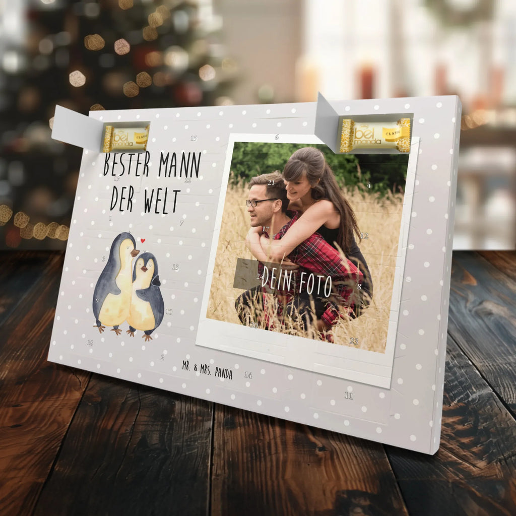 Personalisierter Marzipan Foto Adventskalender Pinguin Bester Mann der Welt Personalisierter Marzipan Foto Adventskalender, für, Dankeschön, Geschenk, Schenken, Geburtstag, Geburtstagsgeschenk, Geschenkidee, Danke, Bedanken, Mitbringsel, Freude machen, Geschenktipp, Bräutigam, Freund, Gatte, Ehe, Ehemann, Lebensgefährte, Traummann, Mann, Partner, Ehepartner, Liebling, Beste, Kleinigkeit