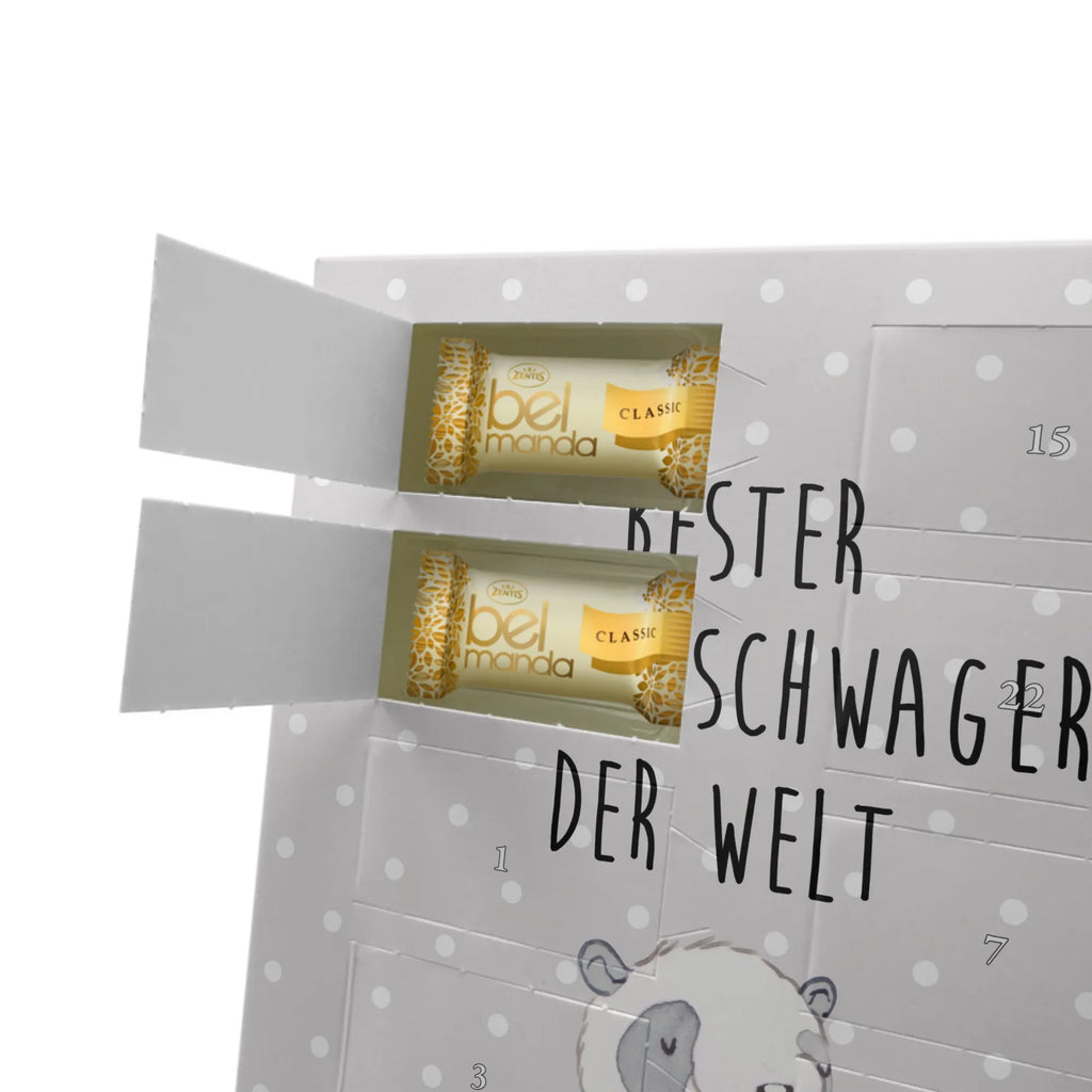 Personalisierter Marzipan Foto Adventskalender Panda Bester Schwippschwager der Welt Personalisierter Marzipan Foto Adventskalender, für, Dankeschön, Geschenk, Schenken, Geburtstag, Geburtstagsgeschenk, Geschenkidee, Danke, Bedanken, Mitbringsel, Freude machen, Geschenktipp, Schwager des Ehepartners, Schwager, Verwandtschaft, angeheiratet, Schwippschwager, Schwibschwager, Schwipschwager, Familie