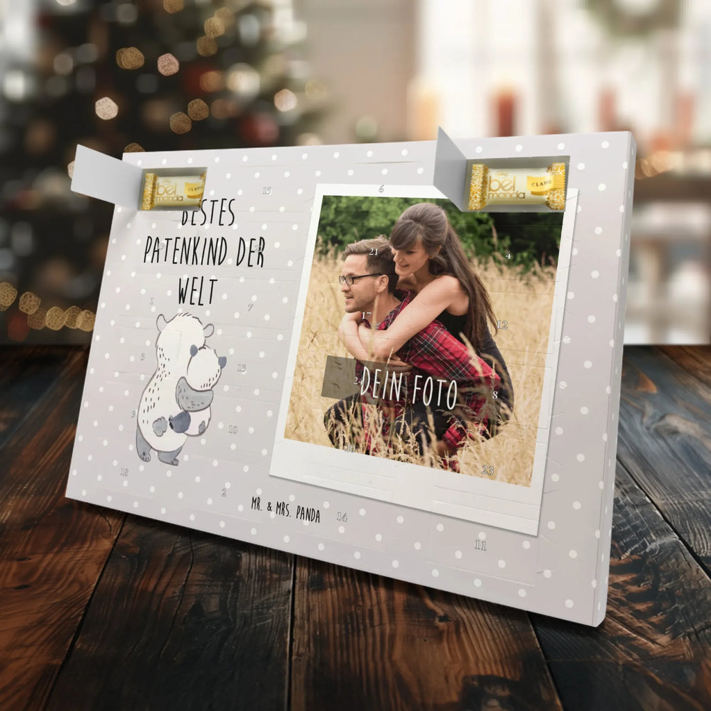 Personalisierter Marzipan Foto Adventskalender Panda Bestes Patenkind der Welt Personalisierter Marzipan Foto Adventskalender, für, Dankeschön, Geschenk, Schenken, Geburtstag, Geburtstagsgeschenk, Geschenkidee, Danke, Bedanken, Mitbringsel, Freude machen, Geschenktipp, Patenkind, Pate, Taufe, Taufgeschenk, Paten Kind, Patenonkel, Täufling, Neffe, Tauffeier, Patentante, Nichte