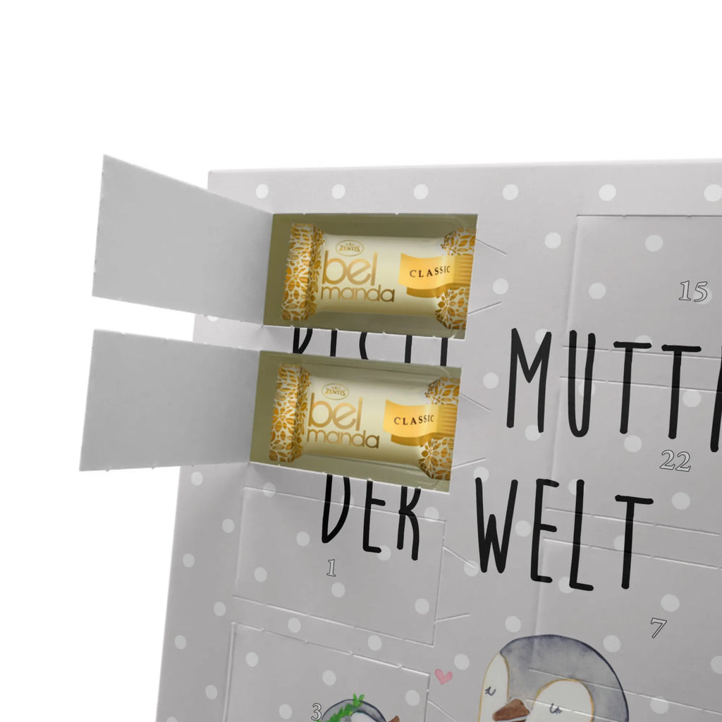 Personalisierter Marzipan Foto Adventskalender Pinguin Beste Mutti der Welt Personalisierter Marzipan Foto Adventskalender, für, Dankeschön, Geschenk, Schenken, Geburtstag, Geburtstagsgeschenk, Geschenkidee, Danke, Bedanken, Mitbringsel, Freude machen, Geschenktipp, Mami, Mama, Muttertag, Beste, Supermama, Sohn, Mutter, Mutti, Beste Mama, Tochter, Ma