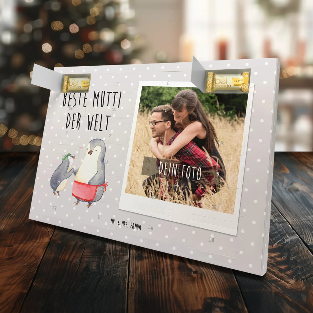 Personalisierter Marzipan Foto Adventskalender Pinguin Beste Mutti der Welt Personalisierter Marzipan Foto Adventskalender, für, Dankeschön, Geschenk, Schenken, Geburtstag, Geburtstagsgeschenk, Geschenkidee, Danke, Bedanken, Mitbringsel, Freude machen, Geschenktipp, Mami, Mama, Muttertag, Beste, Supermama, Sohn, Mutter, Mutti, Beste Mama, Tochter, Ma