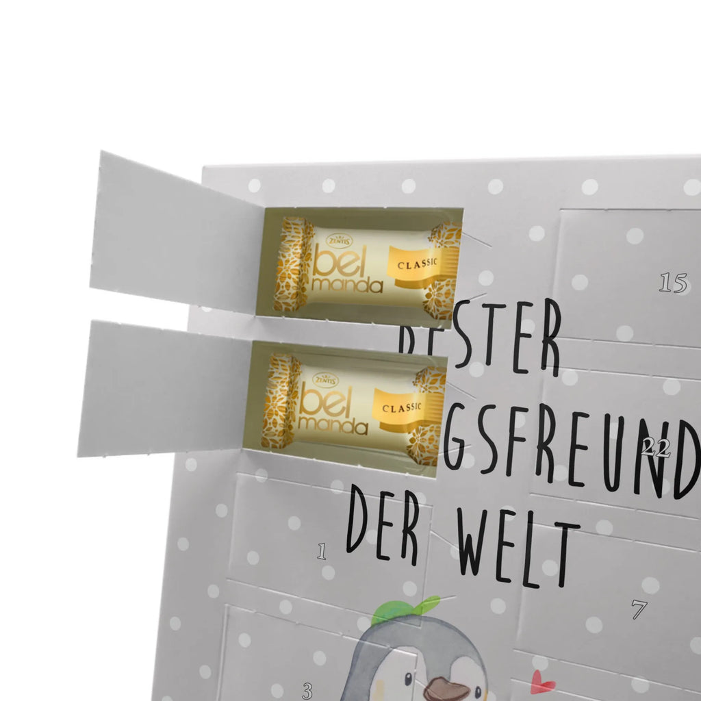Personalisierter Marzipan Foto Adventskalender Pinguin Bester Lieblingsfreund der Welt Personalisierter Marzipan Foto Adventskalender, für, Dankeschön, Geschenk, Schenken, Geburtstag, Geburtstagsgeschenk, Geschenkidee, Danke, Bedanken, Mitbringsel, Freude machen, Geschenktipp, Herz, Lieblingsfreund, Lieblingsmensch, Liebling, Love, Freund, Partner, Bae, bester Freund, Lieblings Mensch, Liebe