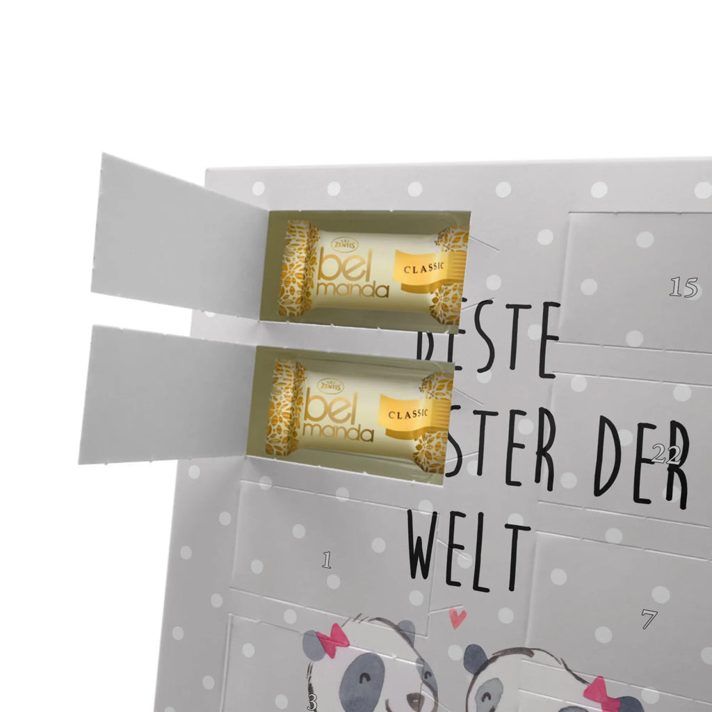 Personalisierter Marzipan Foto Adventskalender Panda Beste Schwester der Welt Personalisierter Marzipan Foto Adventskalender, für, Dankeschön, Geschenk, Schenken, Geburtstag, Geburtstagsgeschenk, Geschenkidee, Danke, Bedanken, Mitbringsel, Freude machen, Geschenktipp, Schwesterherz, Kinder, Sister, Familie, Geschwister, Kleinigkeit, Schwestern, Beste, Tochter, Schwester, Liebe