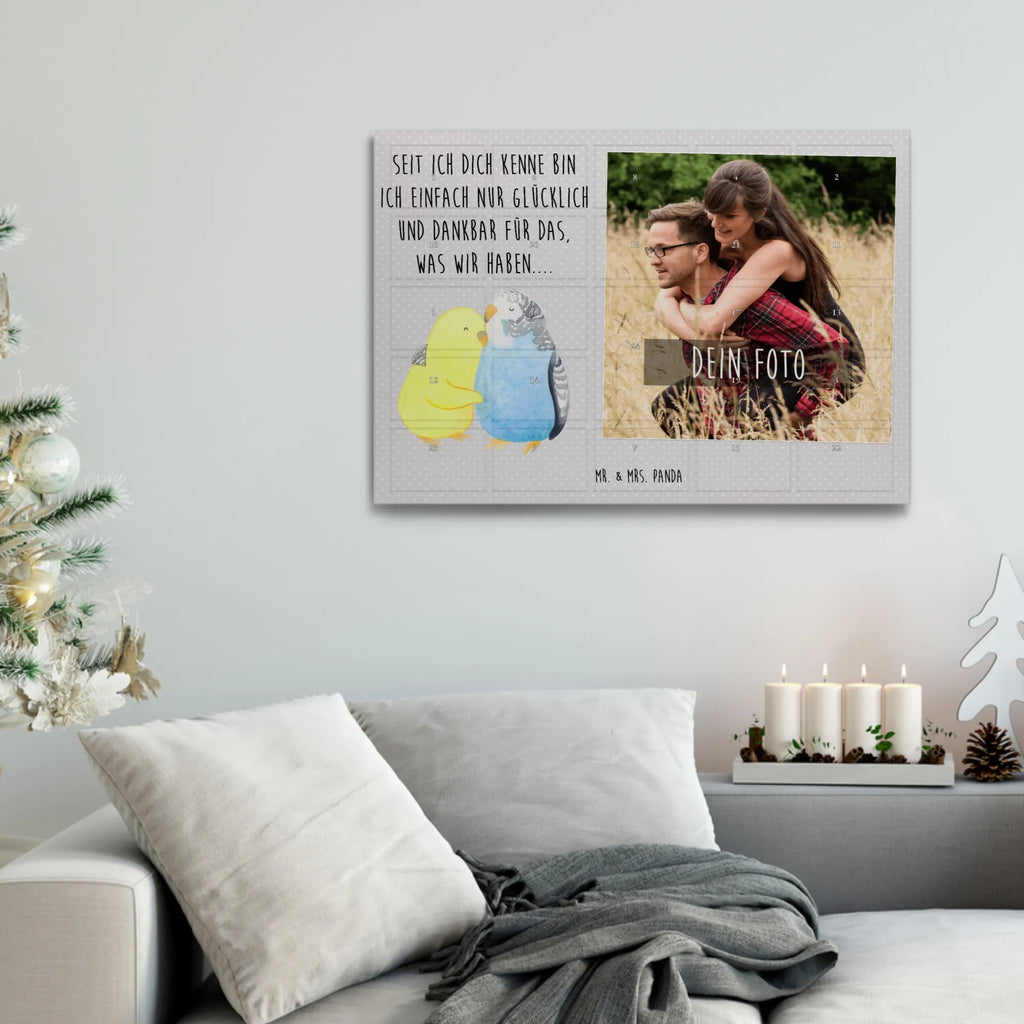 Personalisierter Tee Foto Adventskalender Wellensittich Liebe Personalisierter Tee Foto Adventskalender, Freundin, Freund, Liebe, Liebesgeschenk, Jahrestag, Verlobung, Partner, Ehemann, Ehefrau, Heiraten, Heiratsantrag, Hocheitstag, Kuscheln, Vertrauen, Vögel, Wellensittich, Nähe