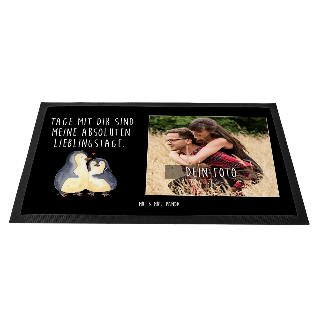 Personalized Photo Doormat Penguin embrace Personalisierte Foto Fußmatte, Pinguin, Liebe, Liebespaar, Liebesbeweis, Liebesgeschenk, Verlobung, Jahrestag, Hochzeitstag, Hochzeit, Hochzeitsgeschenk