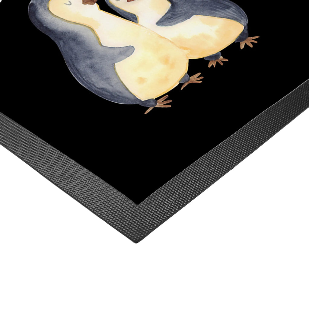 Personalized Photo Doormat Penguin embrace Personalisierte Foto Fußmatte, Pinguin, Liebe, Liebespaar, Liebesbeweis, Liebesgeschenk, Verlobung, Jahrestag, Hochzeitstag, Hochzeit, Hochzeitsgeschenk