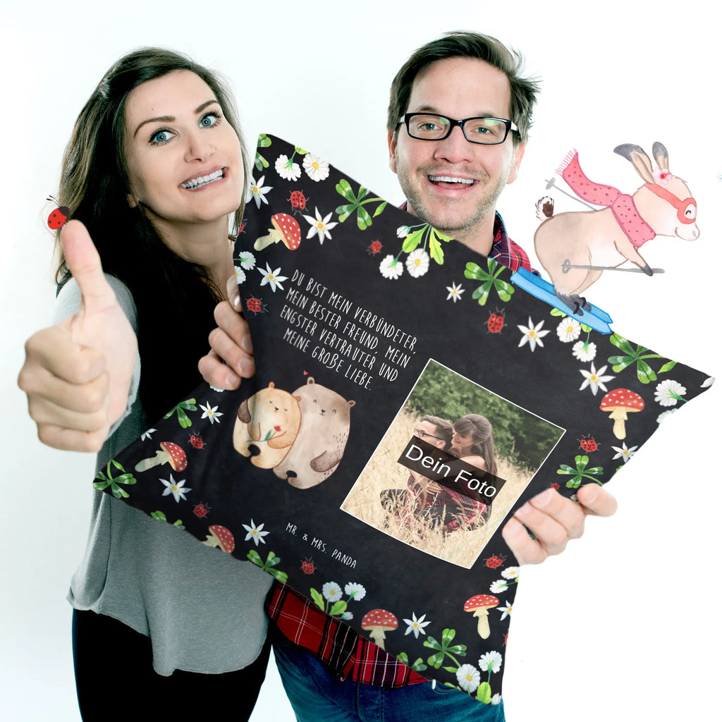 Personalized Photo Pillow Bears in love Personalisiertes Foto Kissen, Liebe, Partner, Freund, Freundin, Ehemann, Ehefrau, Heiraten, Verlobung, Heiratsantrag, Liebesgeschenk, Jahrestag, Hocheitstag, Verliebt, Verlobt, Verheiratet, Geschenk Freundin, Geschenk Freund, Liebesbeweis, Hochzeitstag, Geschenk Hochzeit, Bären, Bärchen, Bär