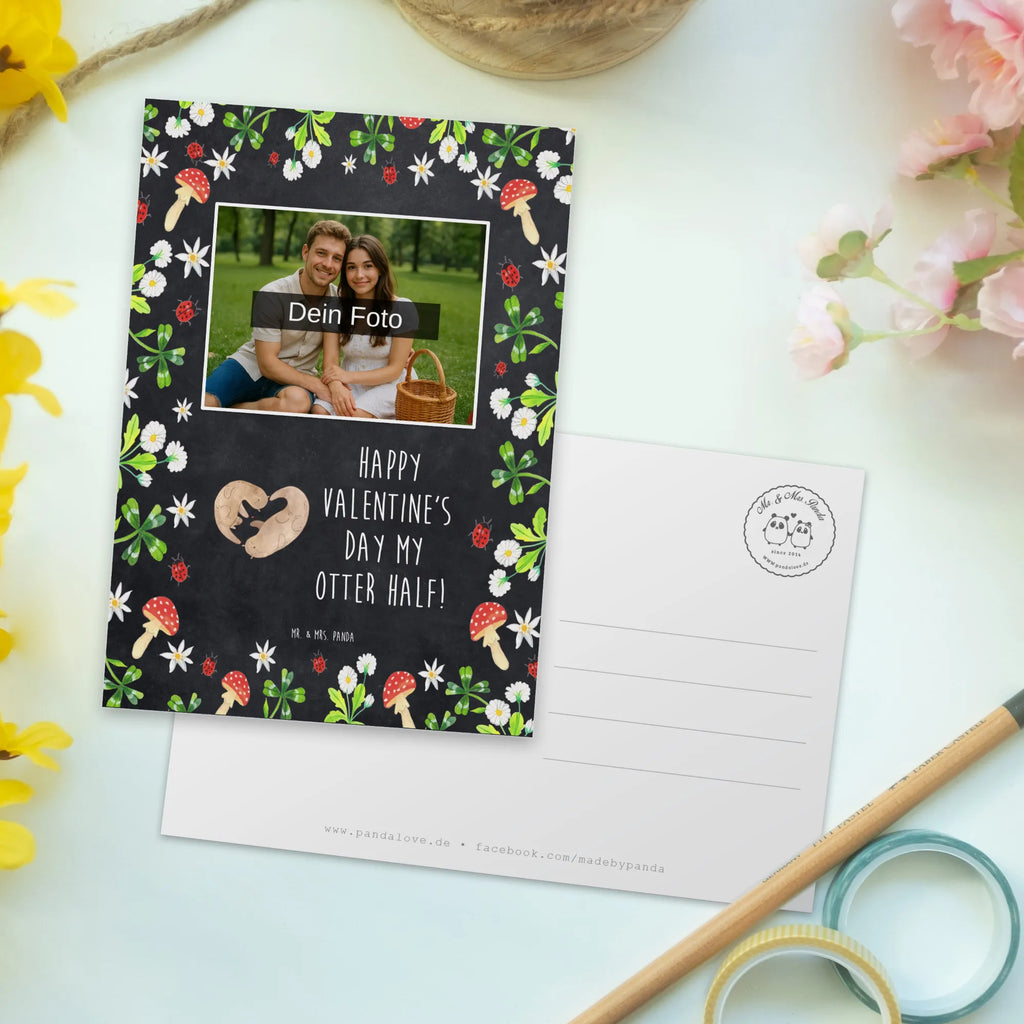 Personalized Photo Postcard otter valentine Personalisierte Foto Postkarte, Liebe, Partner, Freund, Freundin, Ehemann, Ehefrau, Heiraten, Verlobung, Heiratsantrag, Liebesgeschenk, Jahrestag, Hocheitstag, Valentinstag, Geschenk für Frauen, Hochzeitstag, Mitbringsel, Geschenk für Freundin, Geschenk für Partner, Liebesbeweis, für Männer, für Ehemann