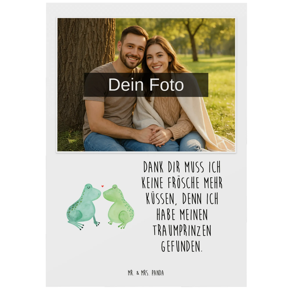 Personalisierte Foto Postkarte Frosch Liebe Personalisierte Foto Postkarte, Freundin, Freund, Liebe, Liebesgeschenk, Jahrestag, Verlobung, Partner, Ehemann, Ehefrau, Heiraten, Heiratsantrag, Hocheitstag, Verlobt, Verheiratet, Liebesbeweis, Hochzeitstag, Verliebt, Frosch, Frösche, Geschenk Freundin, Fröschchen, Geschenk Hochzeit, Geschenk Freund, Froschkönig