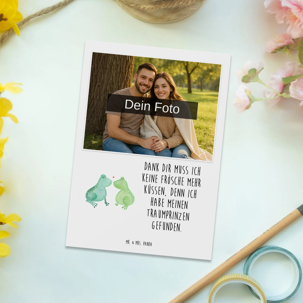 Personalisierte Foto Postkarte Frosch Liebe Personalisierte Foto Postkarte, Freundin, Freund, Liebe, Liebesgeschenk, Jahrestag, Verlobung, Partner, Ehemann, Ehefrau, Heiraten, Heiratsantrag, Hocheitstag, Verlobt, Verheiratet, Liebesbeweis, Hochzeitstag, Verliebt, Frosch, Frösche, Geschenk Freundin, Fröschchen, Geschenk Hochzeit, Geschenk Freund, Froschkönig