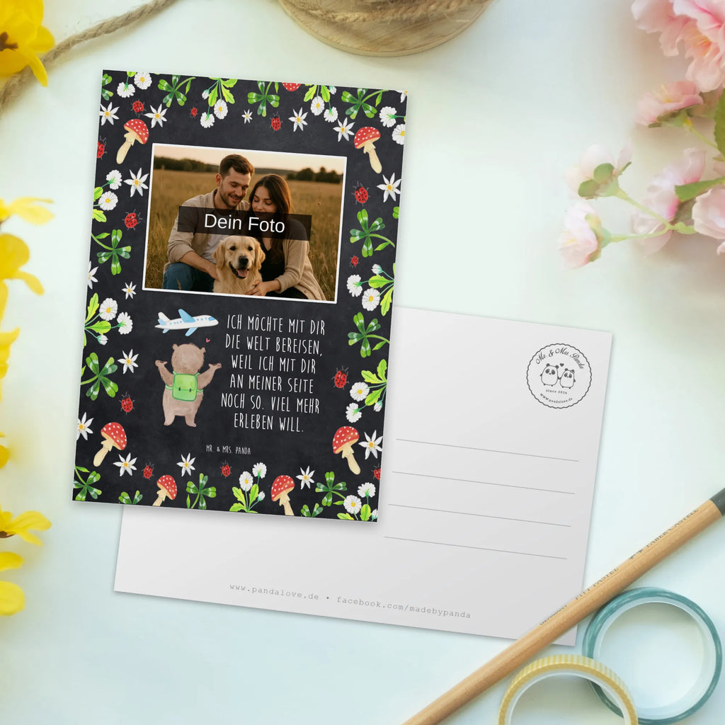 Personalisierte Foto Postkarte Bär Flugzeug Personalisierte Foto Postkarte, Liebe, Partner, Freund, Freundin, Ehemann, Ehefrau, Heiraten, Verlobung, Heiratsantrag, Liebesgeschenk, Jahrestag, Hocheitstag, Hochzeitstag, Geschenk für Freundin, für Männer, Valentinstag, für Ehemann, Mitbringsel, Geschenk für Partner, Geschenk für Frauen, Liebesbeweis