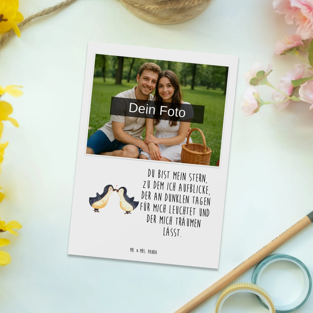Personalized Photo Postcard Penguins in love Personalisierte Foto Postkarte, Liebe, Partner, Freund, Freundin, Ehemann, Ehefrau, Heiraten, Verlobung, Heiratsantrag, Liebesgeschenk, Jahrestag, Hocheitstag, Verlobte, Hochzeit, Geschenk Freundin, Paar, Pinguin Liebe, Pinguine, Hochzeitstag, Liebesbeweis, Gastgeschenk, Geschenk Hochzeitstag, Verlobter, Pärchen. Liebespaar, Geschenk Freund, Geschenkidee, Pinguin Paar, Pinguin, Pinguinpaar, Love, Liebesspruch