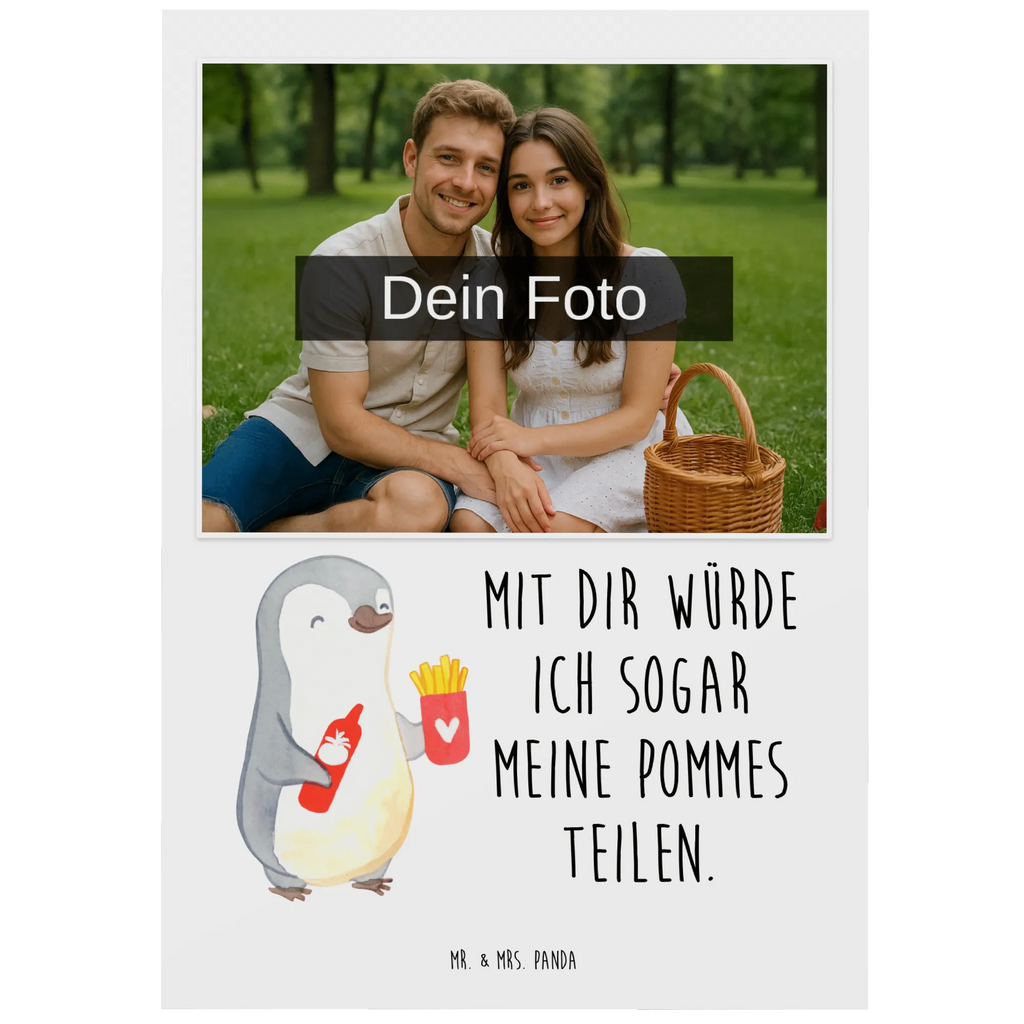 Personalisierte Foto Postkarte Pinguin Pommes Personalisierte Foto Postkarte, Liebe, Partner, Freund, Freundin, Ehemann, Ehefrau, Heiraten, Verlobung, Heiratsantrag, Liebesgeschenk, Jahrestag, Hocheitstag, Geschenk für Freundin, für Männer, Liebesbeweis, Valentinstag, Geschenk für Frauen, Hochzeitstag, Mitbringsel, Geschenk für Partner, für Ehemann