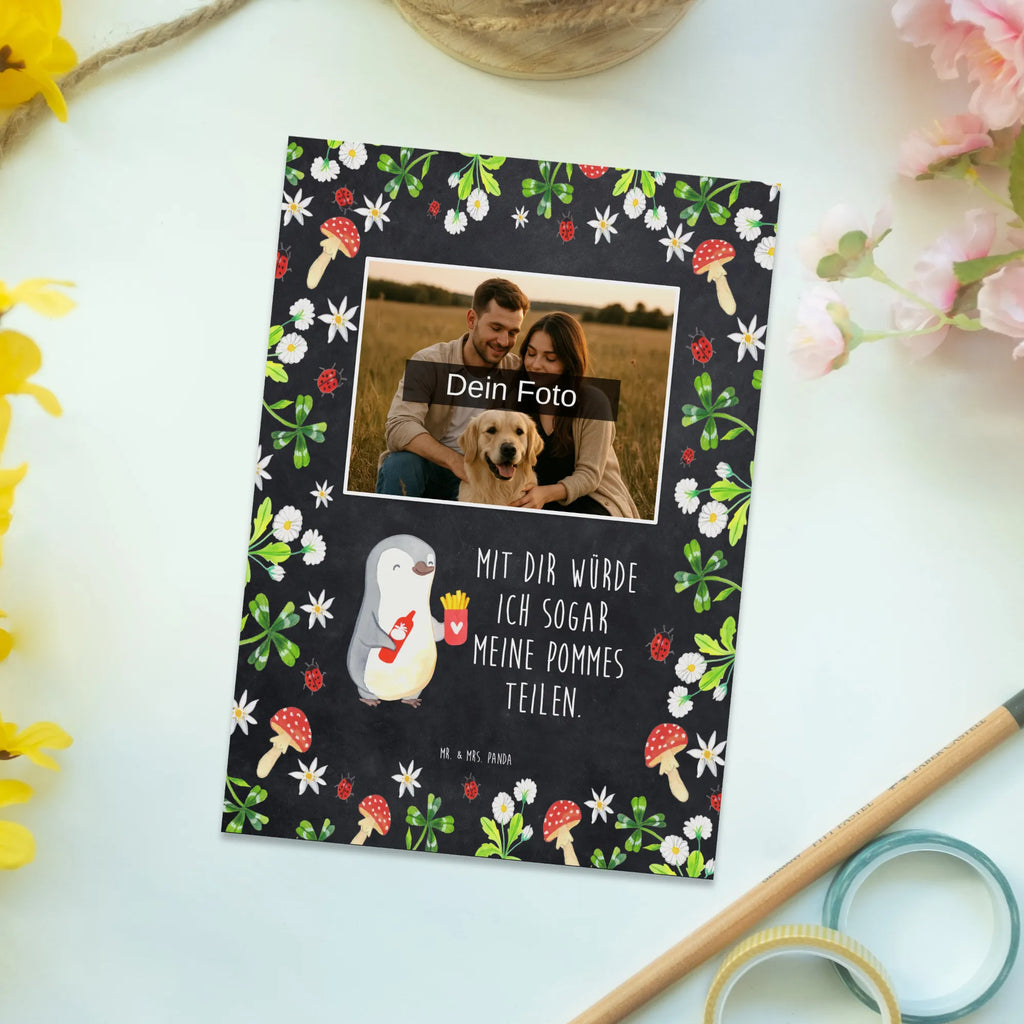 Personalisierte Foto Postkarte Pinguin Pommes Personalisierte Foto Postkarte, Liebe, Partner, Freund, Freundin, Ehemann, Ehefrau, Heiraten, Verlobung, Heiratsantrag, Liebesgeschenk, Jahrestag, Hocheitstag, Geschenk für Freundin, für Männer, Liebesbeweis, Valentinstag, Geschenk für Frauen, Hochzeitstag, Mitbringsel, Geschenk für Partner, für Ehemann