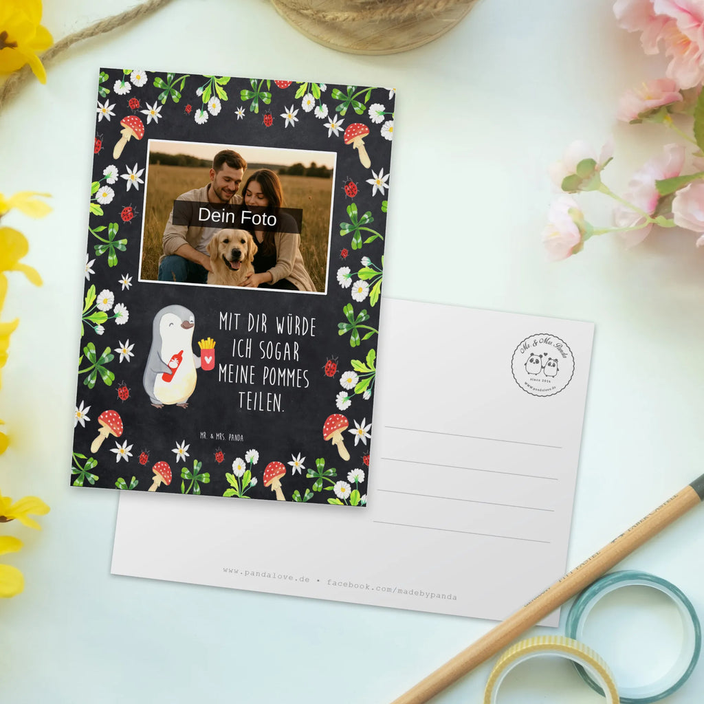 Personalisierte Foto Postkarte Pinguin Pommes Personalisierte Foto Postkarte, Liebe, Partner, Freund, Freundin, Ehemann, Ehefrau, Heiraten, Verlobung, Heiratsantrag, Liebesgeschenk, Jahrestag, Hocheitstag, Geschenk für Freundin, für Männer, Liebesbeweis, Valentinstag, Geschenk für Frauen, Hochzeitstag, Mitbringsel, Geschenk für Partner, für Ehemann