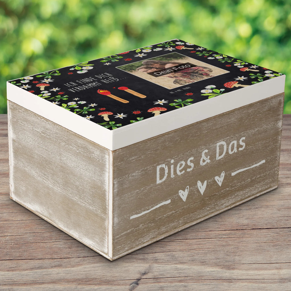 Personalized Photo Wooden Box Matches Personalisierte Foto Holzkiste, Liebe, Partner, Freund, Freundin, Ehemann, Ehefrau, Heiraten, Verlobung, Heiratsantrag, Liebesgeschenk, Jahrestag, Hocheitstag, Streichhölzer