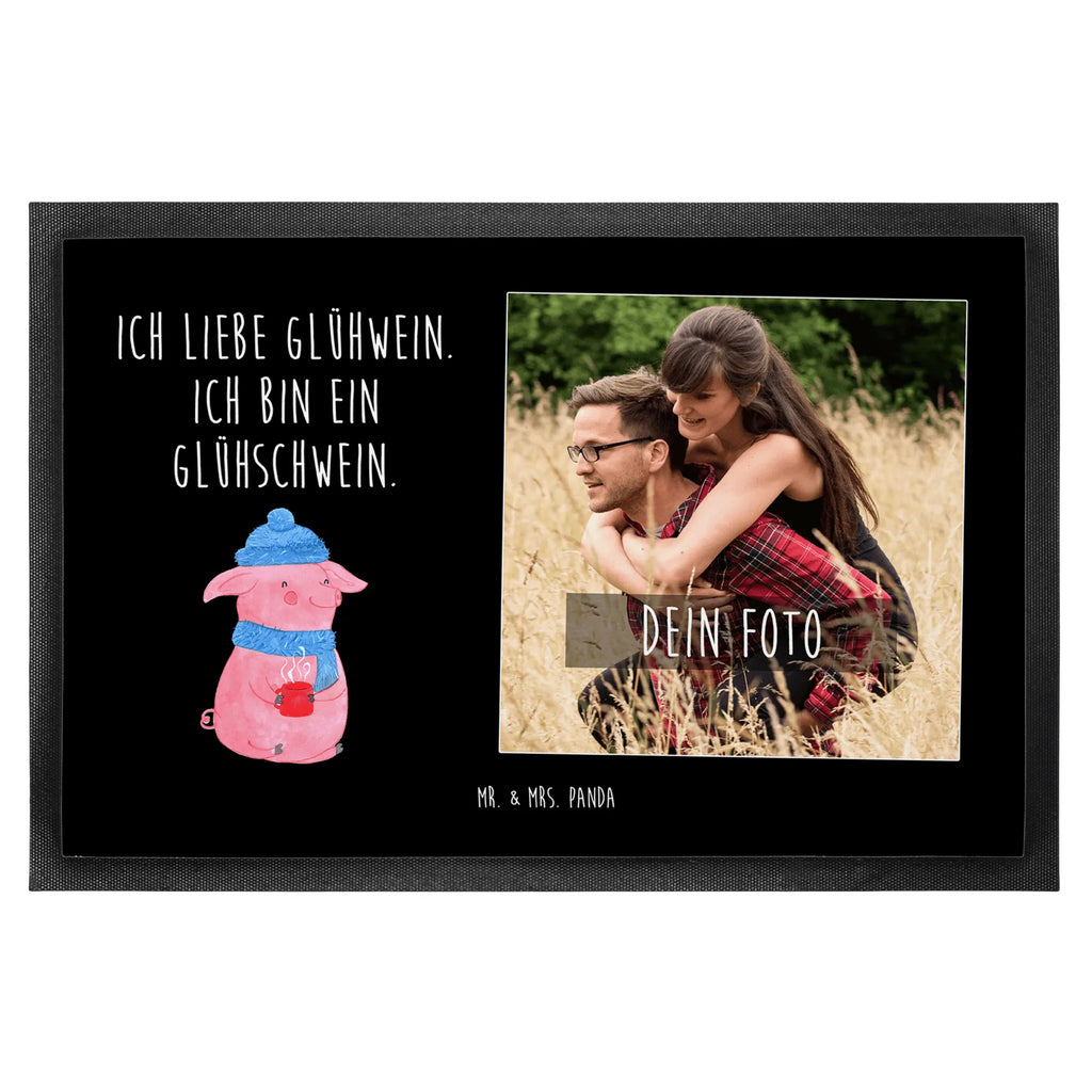 Personalized Photo Doormat Pig Mulled wine Personalisierte Foto Fußmatte, Winter, Weihnachten, Weihnachtsdeko, Nikolaus, Advent, Heiligabend, Wintermotiv, Glühschwein, Glühwein, Weihnachtsmarkt, Punsch