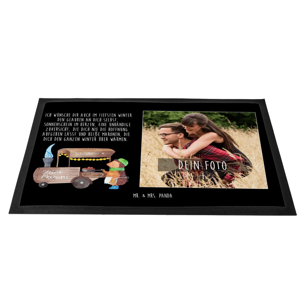 Personalisierte Foto Fußmatte Igel Maronen Personalisierte Foto Fußmatte, Winter, Weihnachten, Weihnachtsdeko, Nikolaus, Advent, Heiligabend, Wintermotiv, Duft, Kastanien, Maronen, Weihnachtsmarkt