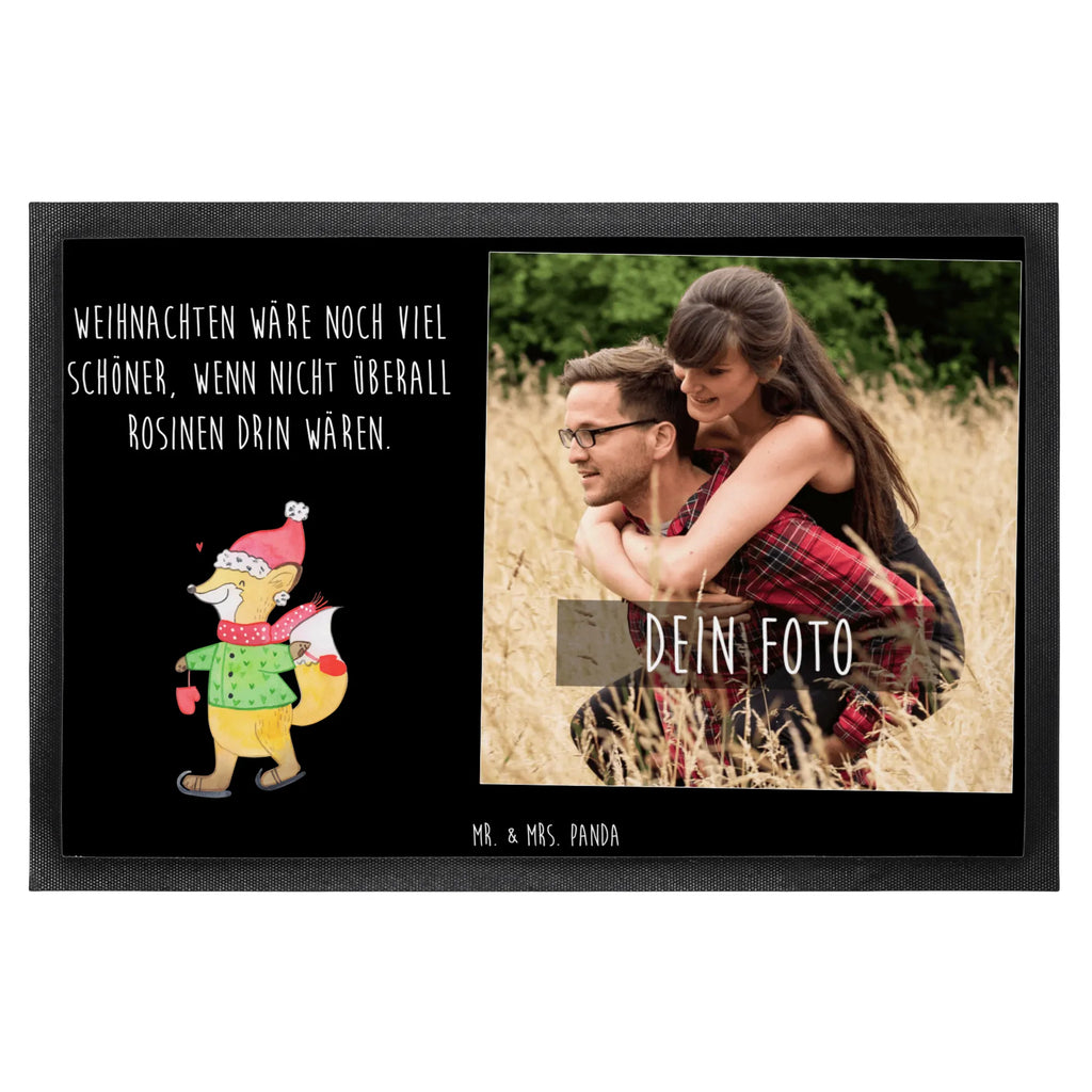 Personalized Photo Doormat Fox skates Personalisierte Foto Fußmatte, Winter, Weihnachten, Weihnachtsdeko, Nikolaus, Advent, Heiligabend, Wintermotiv, Weihnachtsbaum, Weihnachtsmann, Weihnachtszeit, Weihnachtstage, Tannenbaum
