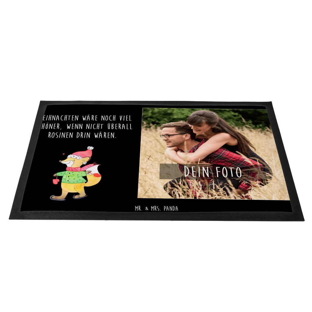 Personalized Photo Doormat Fox skates Personalisierte Foto Fußmatte, Winter, Weihnachten, Weihnachtsdeko, Nikolaus, Advent, Heiligabend, Wintermotiv, Weihnachtsbaum, Weihnachtsmann, Weihnachtszeit, Weihnachtstage, Tannenbaum