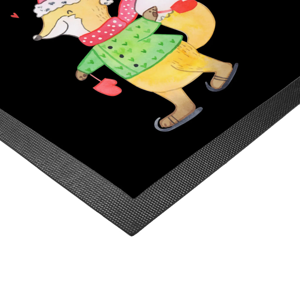 Personalized Photo Doormat Fox skates Personalisierte Foto Fußmatte, Winter, Weihnachten, Weihnachtsdeko, Nikolaus, Advent, Heiligabend, Wintermotiv, Weihnachtsbaum, Weihnachtsmann, Weihnachtszeit, Weihnachtstage, Tannenbaum