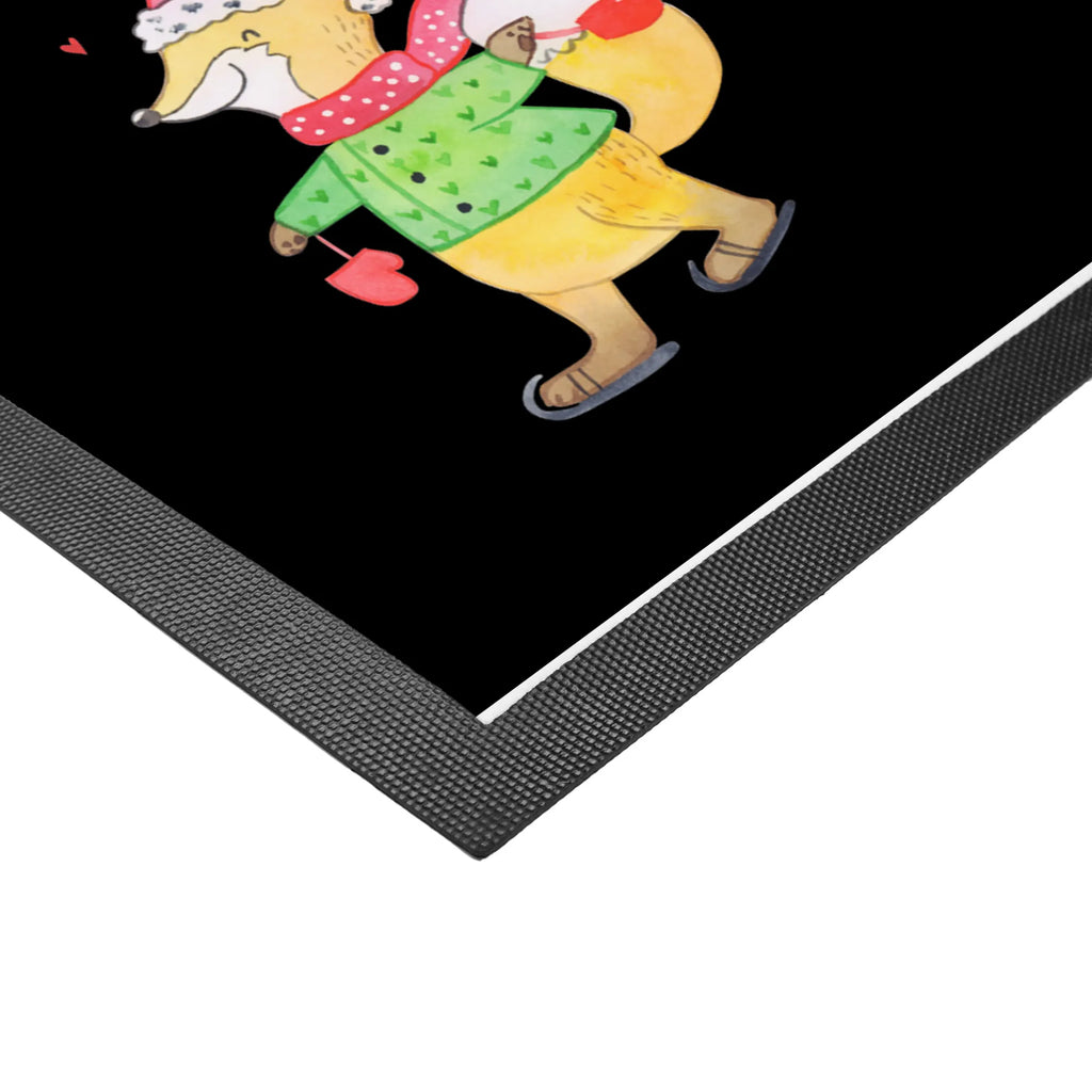 Personalized Photo Doormat Fox skates Personalisierte Foto Fußmatte, Winter, Weihnachten, Weihnachtsdeko, Nikolaus, Advent, Heiligabend, Wintermotiv, Weihnachtsbaum, Weihnachtsmann, Weihnachtszeit, Weihnachtstage, Tannenbaum