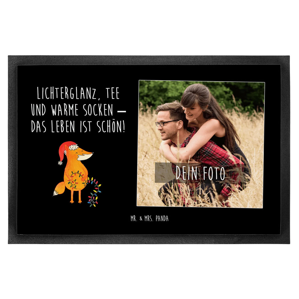 Personalized Photo Doormat Fox Christmas Personalisierte Foto Fußmatte, Winter, Weihnachten, Weihnachtsdeko, Nikolaus, Advent, Heiligabend, Wintermotiv, Fuchs, Füchse, Spruch schön, Geschenk Weihnachten, Weihnachtsmann, Weihnachtszeit