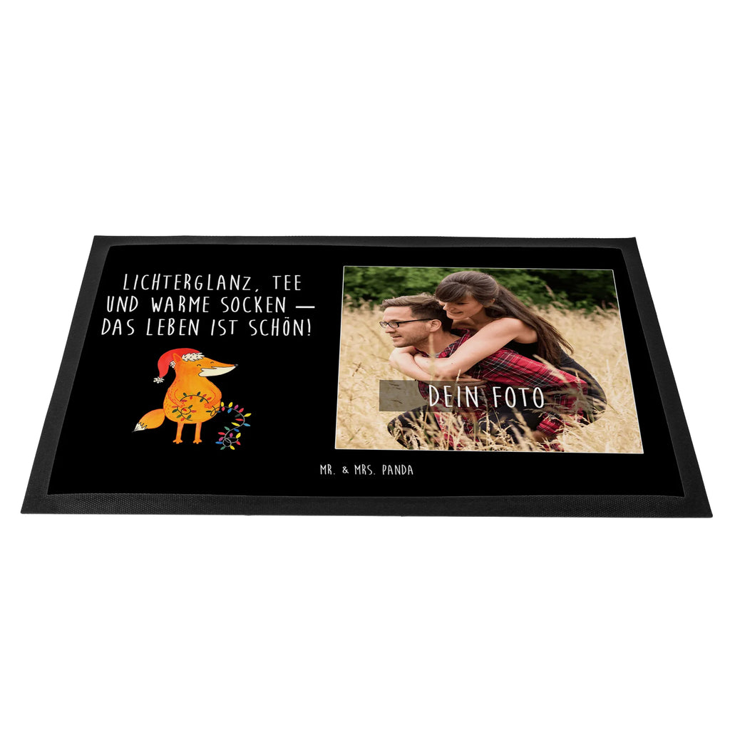 Personalized Photo Doormat Fox Christmas Personalisierte Foto Fußmatte, Winter, Weihnachten, Weihnachtsdeko, Nikolaus, Advent, Heiligabend, Wintermotiv, Fuchs, Füchse, Spruch schön, Geschenk Weihnachten, Weihnachtsmann, Weihnachtszeit