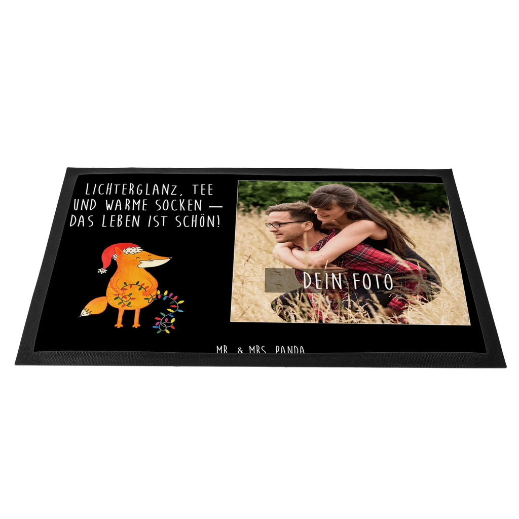 Personalized Photo Doormat Fox Christmas Personalisierte Foto Fußmatte, Winter, Weihnachten, Weihnachtsdeko, Nikolaus, Advent, Heiligabend, Wintermotiv, Fuchs, Füchse, Spruch schön, Geschenk Weihnachten, Weihnachtsmann, Weihnachtszeit