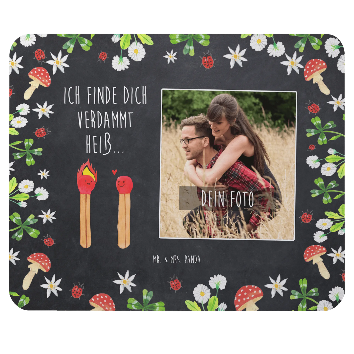 Personalized Photo Mousepad Matches Loving, Two, Together, Marriage, Proposal of marriage, Love gift, gift for her, gift for him, anniversary gift