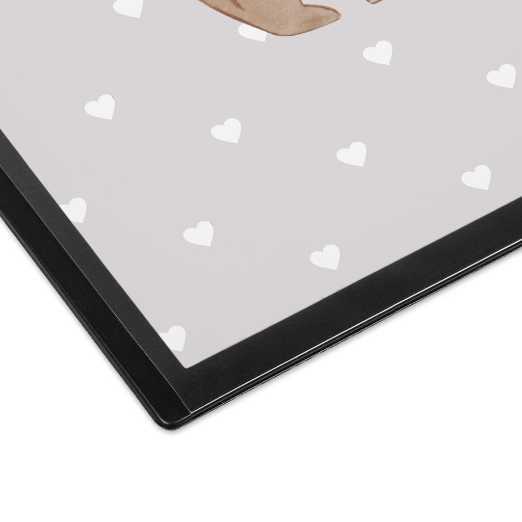 Personalized Photo Desk Mat bear and rabbit Embrace Personalisierte Foto Schreibtischunterlage, Liebe, Partner, Freund, Freundin, Ehemann, Ehefrau, Heiraten, Verlobung, Heiratsantrag, Liebesgeschenk, Jahrestag, Hocheitstag, bester Freund, Bär, Bärchen, best friends, Hase, Freunde