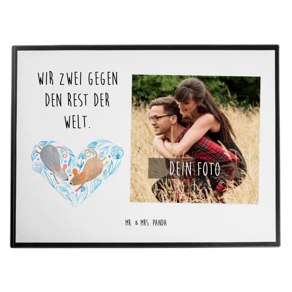 Personalized Photo Desk Mat Mice heart Personalisierte Foto Schreibtischunterlage, Liebe, Partner, Freund, Freundin, Ehemann, Ehefrau, Heiraten, Verlobung, Heiratsantrag, Liebesgeschenk, Jahrestag, Hocheitstag, Hochzeit, Lieblingsmensch, Mäuse, Maus, Gemeinsamkeit, Love, Liebesbeweis, Geschenk für zwei, Liebesbotschaft
