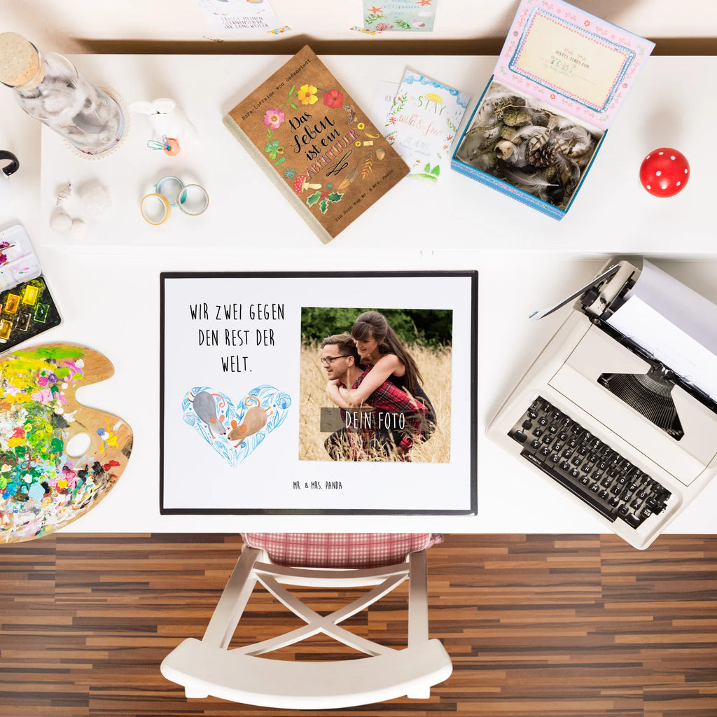 Personalized Photo Desk Mat Mice heart Personalisierte Foto Schreibtischunterlage, Liebe, Partner, Freund, Freundin, Ehemann, Ehefrau, Heiraten, Verlobung, Heiratsantrag, Liebesgeschenk, Jahrestag, Hocheitstag, Hochzeit, Lieblingsmensch, Mäuse, Maus, Gemeinsamkeit, Love, Liebesbeweis, Geschenk für zwei, Liebesbotschaft