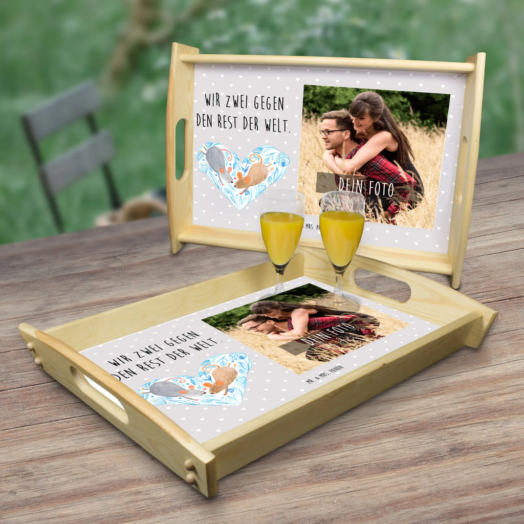 Personalisiertes Foto Serviertablett Mäuse Herz Personalisiertes Service Tablett, Liebe, Partner, Freund, Freundin, Ehemann, Ehefrau, Heiraten, Verlobung, Heiratsantrag, Liebesgeschenk, Jahrestag, Hocheitstag, Liebesbeweis, Love, Hochzeit, Geschenk für zwei, Lieblingsmensch, Maus, Liebesbotschaft, Mäuse, Gemeinsamkeit