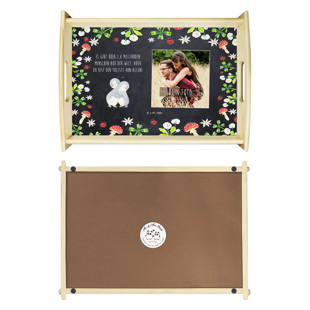 Personalized Photo Serving Tray penguins Cuddle Personalisiertes Service Tablett, Liebe, Partner, Freund, Freundin, Ehemann, Ehefrau, Heiraten, Verlobung, Heiratsantrag, Liebesgeschenk, Jahrestag, Hocheitstag, Valentinstag, Geschenk für Frauen, Geschenk für Freundin, für Männer, Hochzeitstag, Liebesbeweis, für Ehemann, Mitbringsel, Geschenk für Partner