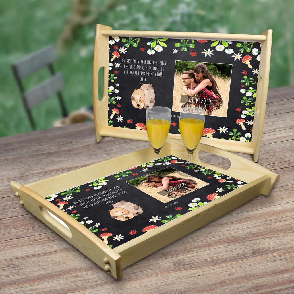 Personalized Photo Serving Tray Bears in love Personalisiertes Service Tablett, Liebe, Partner, Freund, Freundin, Ehemann, Ehefrau, Heiraten, Verlobung, Heiratsantrag, Liebesgeschenk, Jahrestag, Hocheitstag, Verliebt, Verlobt, Verheiratet, Geschenk Freundin, Geschenk Freund, Liebesbeweis, Hochzeitstag, Geschenk Hochzeit, Bären, Bärchen, Bär