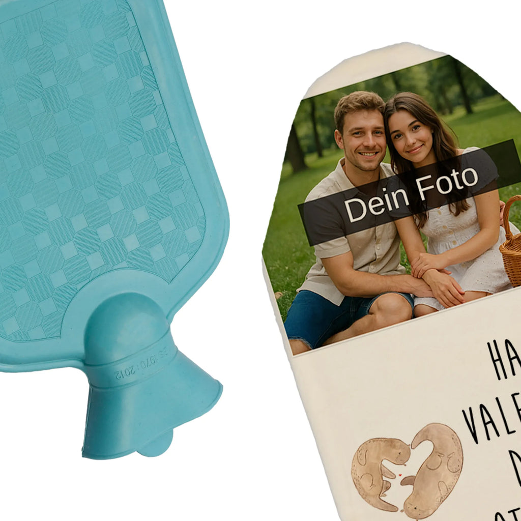 Personalized Photo Hot Water Bottle otter valentine Personalisierte Foto Wärmflasche, Liebe, Partner, Freund, Freundin, Ehemann, Ehefrau, Heiraten, Verlobung, Heiratsantrag, Liebesgeschenk, Jahrestag, Hocheitstag, Hochzeitstag, für Männer, Mitbringsel, Geschenk für Freundin, Valentinstag, für Ehemann, Geschenk für Frauen, Liebesbeweis, Geschenk für Partner