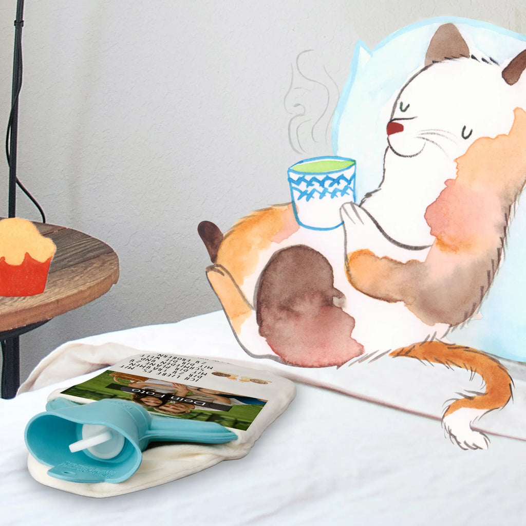 Personalized Photo Hot Water Bottle Snails in love Personalisierte Foto Wärmflasche, Liebe, Partner, Freund, Freundin, Ehemann, Ehefrau, Heiraten, Verlobung, Heiratsantrag, Liebesgeschenk, Jahrestag, Hocheitstag