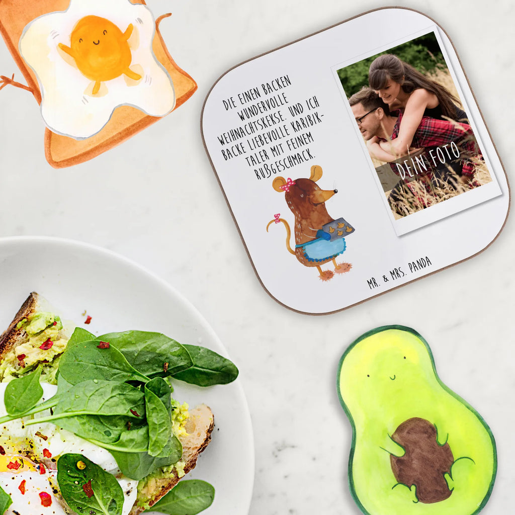 Personalized Photo Coaster Mouse Cookies Personalisierter Foto Untersetzer, Winter, Weihnachten, Weihnachtsdeko, Nikolaus, Advent, Heiligabend, Wintermotiv, Kekse, Plätzchen, Weihnachtskekse, Weihnachtsbäckerei, backen, Maus, Chaosqueen
