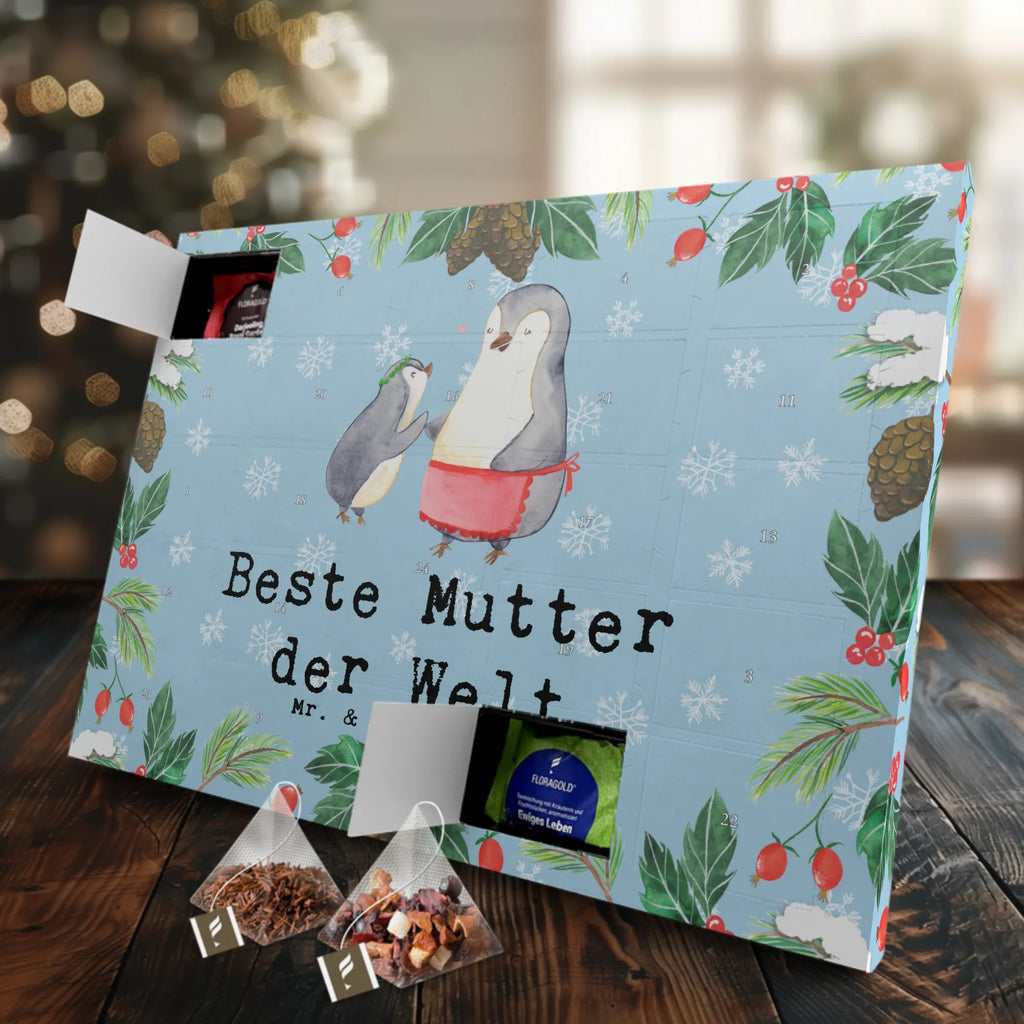 Tee Adventskalender Pinguin Beste Mutter der Welt Adventskalender, Tee Adventskalender, Adventskalender mit Tee, Geschenkidee, Geschenk, Schenken, Mitbringsel, Geburtstag, Geburtstagsgeschenk, für, Danke, Dankeschön, Bedanken, Freude machen, Geschenktipp, Mutter, Mami, Ma, Tochter, Beste Mama, Muttertag, Mutti, Mama, Supermama, Sohn, Beste