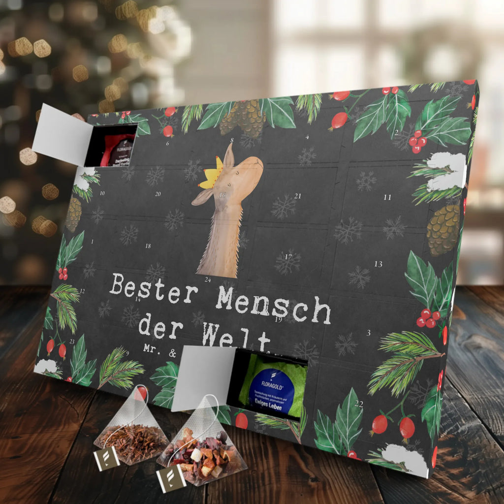 Tee Adventskalender Lama Bester Mensch der Welt Adventskalender, Adventskalender mit Tee, Tee Adventskalender, Geschenkidee, Geschenk, Schenken, Mitbringsel, Geburtstag, Geburtstagsgeschenk, für, Danke, Dankeschön, Bedanken, Freude machen, Geschenktipp, Liebe, Tollster Mensch, Lieblingsmensch, Partner, Valentinstag, Vorbild, Liebling, Ehefrau, Ehemann, Lieblings Mensch