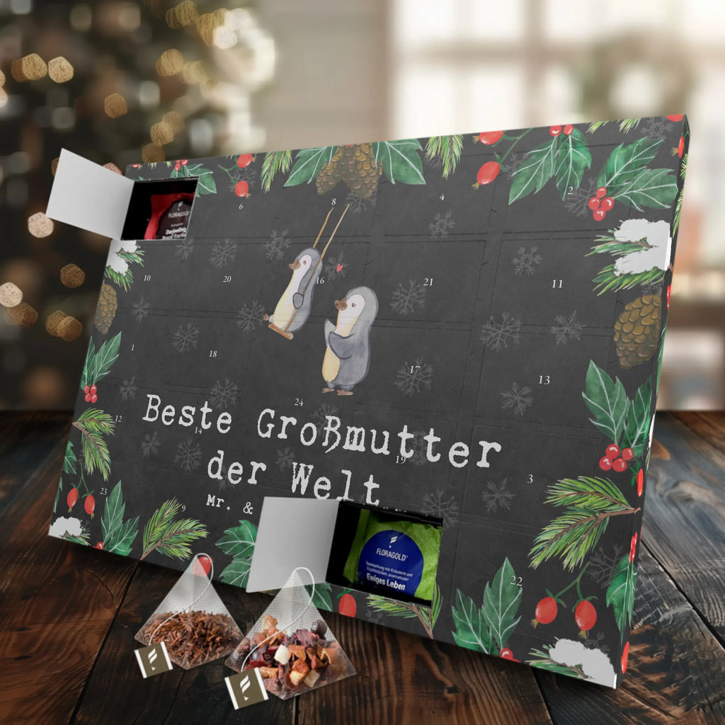 Tee Adventskalender Pinguin Beste Großmutter der Welt Tee Adventskalender, Adventskalender, Adventskalender mit Tee, Geschenkidee, Geschenk, Schenken, Mitbringsel, Geburtstag, Geburtstagsgeschenk, für, Danke, Dankeschön, Bedanken, Freude machen, Geschenktipp, Oma Geworden, Großmutter, Omi, Oma, Grosseltern