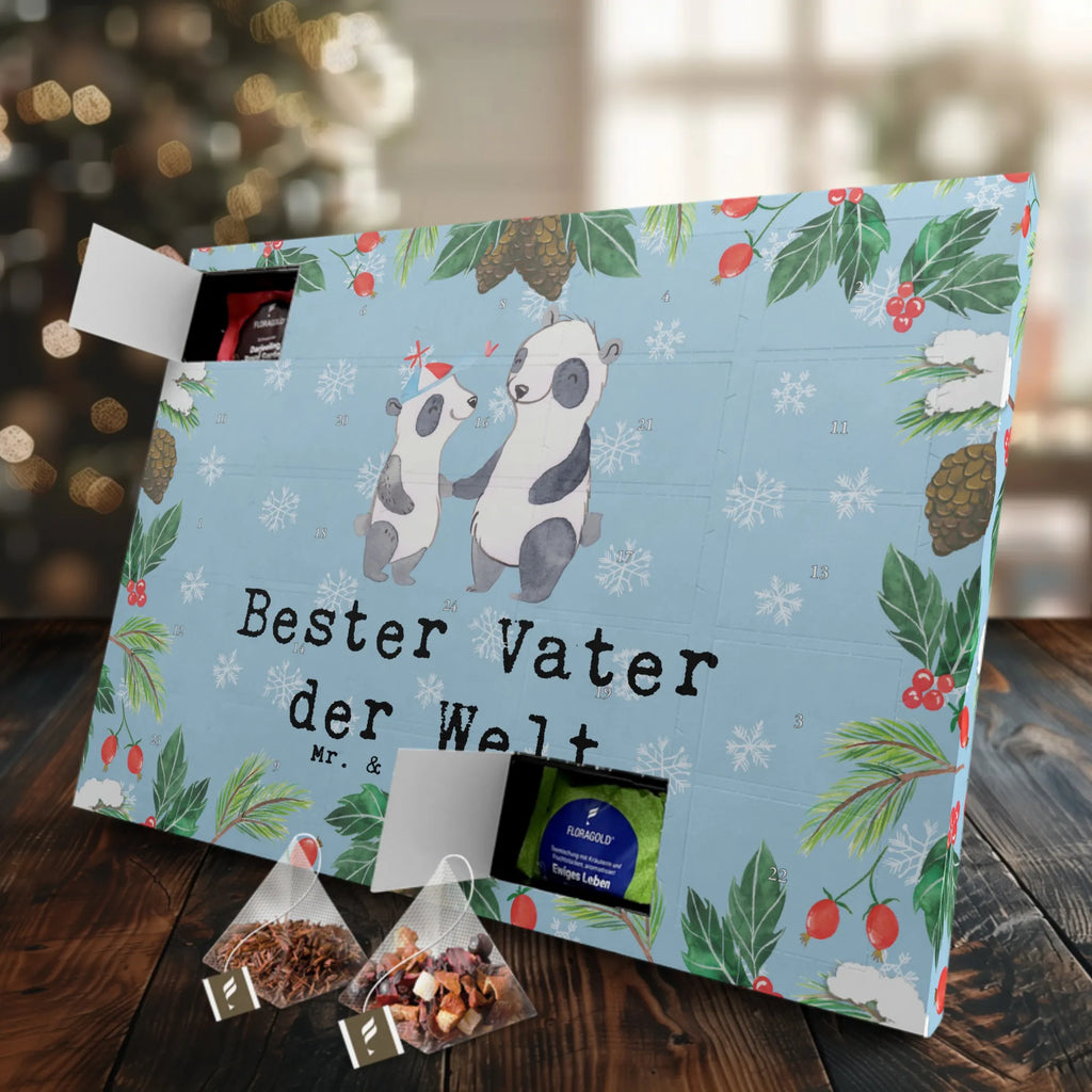 Tee Adventskalender Panda Bester Vater der Welt Adventskalender, Tee Adventskalender, Adventskalender mit Tee, Geschenkidee, Geschenk, Schenken, Mitbringsel, Geburtstag, Geburtstagsgeschenk, für, Danke, Dankeschön, Bedanken, Freude machen, Geschenktipp, Papi, Bester, Geschenk Vater, Eltern, Vater, Mann, Familie, Dad, Vati, Papa, Kleinigkeit, Paps, Daddy