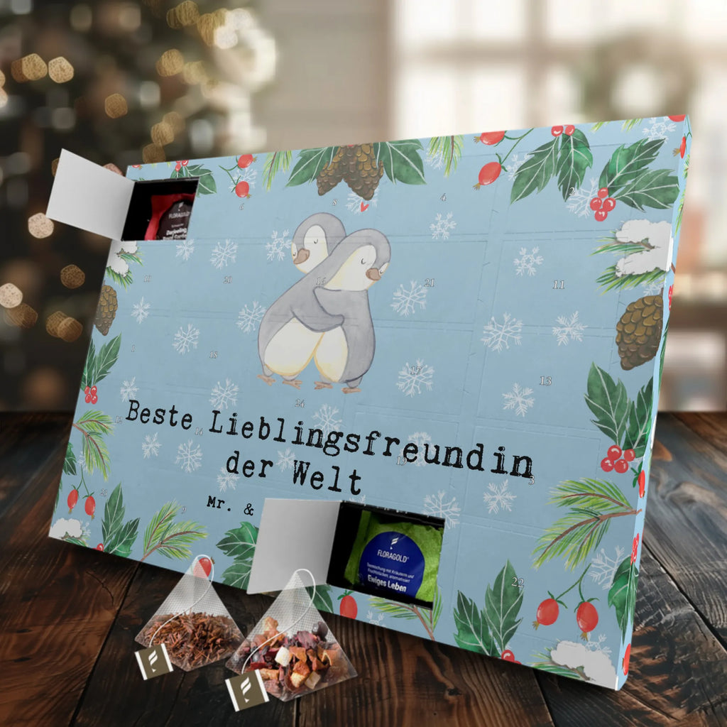 Tee Adventskalender Pinguin Beste Lieblingsfreundin der Welt Tee Adventskalender, Adventskalender, Adventskalender mit Tee, Geschenkidee, Geschenk, Schenken, Mitbringsel, Geburtstag, Geburtstagsgeschenk, für, Danke, Dankeschön, Bedanken, Freude machen, Geschenktipp, Lieblingsfreundin, Freundin, Herz, Liebling, Lieblingsmensch, Love, Beste Freundin, Liebe, Partner, Bae, Lieblings Mensch, Partnerin